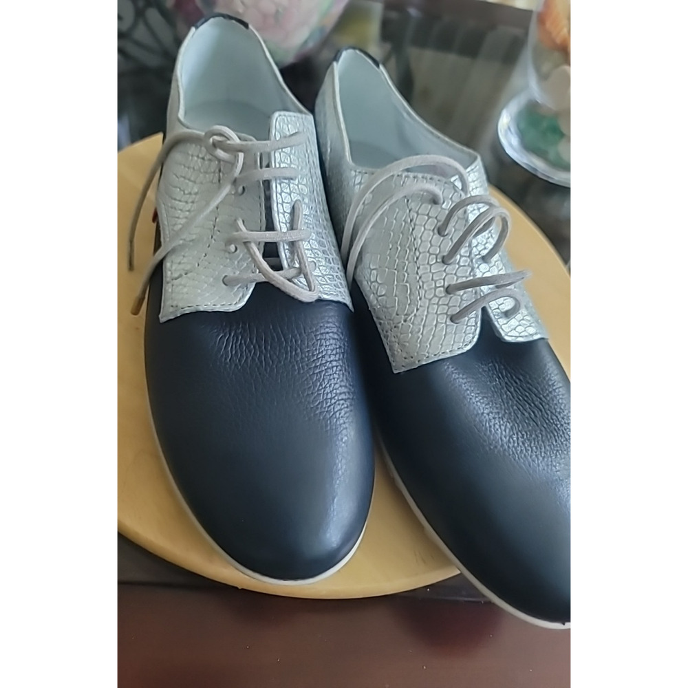 MARC JOSEPH NEW YORK Shoes Women US 7.5 Golf Pacific Genuine Leather Snake Print